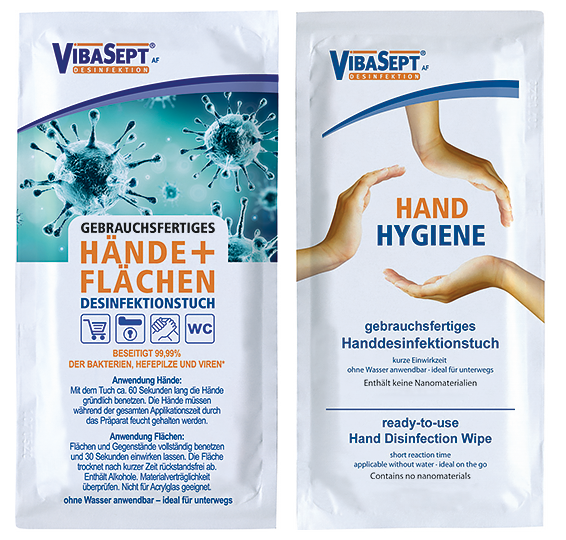 Desinfektionstücher Handdesinfektion & Flächendesinfektion